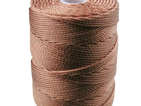 C-LON Bead Cord, Nutmeg - 0.5mm, 92 Yard Spool Online now