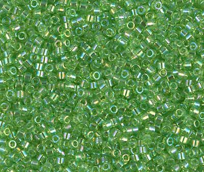 Miyuki Delica Bead 11 0 - DB1246 - Transparent Lime AB Hot on Sale