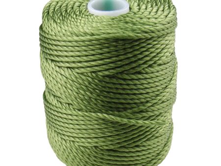 C-Lon Tex 400 Heavy Weight Bead Cord, Moss - 1.0mm, 36 Yard Spool Online Hot Sale