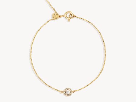 14k Solid Gold Ocean Mist Diamond Bracelet Online Hot Sale