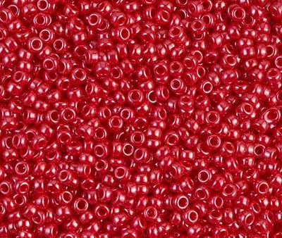 Miyuki 11 Round Seed Bead, 11-426, Opaque Red Luster Online Hot Sale