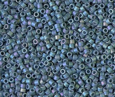 Miyuki Delica Bead 11 0 - DB2316 - Matte Opaque Glazed Moody Blue AB For Discount