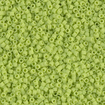 Miyuki Delica Bead 11 0 - DB0763 - Matte Opaque Chartreuse For Sale