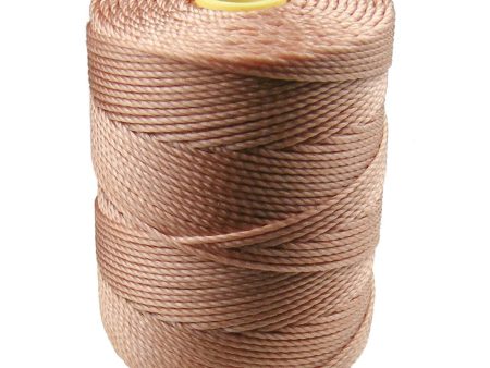 C-LON Bead Cord, Ginger - 0.5mm, 92 Yard Spool For Discount