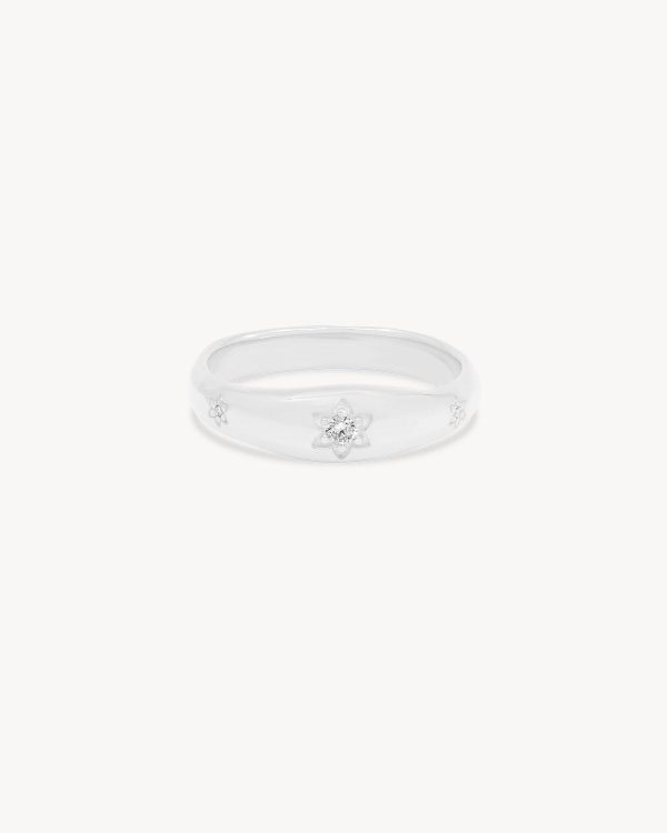 Sterling Silver Align Your Soul Ring For Discount