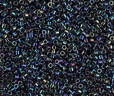 Miyuki Delica Bead 11 0 - DB0005 - Metallic Variegated Blue Iris Online Hot Sale