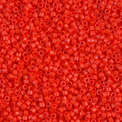 Miyuki Delica Bead 11 0 - DB0727 - Opaque Vermillion Red Fashion