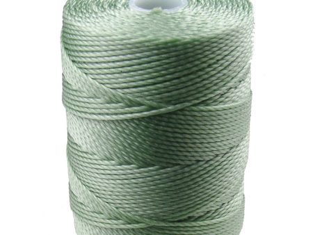 C-LON Bead Cord, Mint - 0.5mm, 92 Yard Spool on Sale