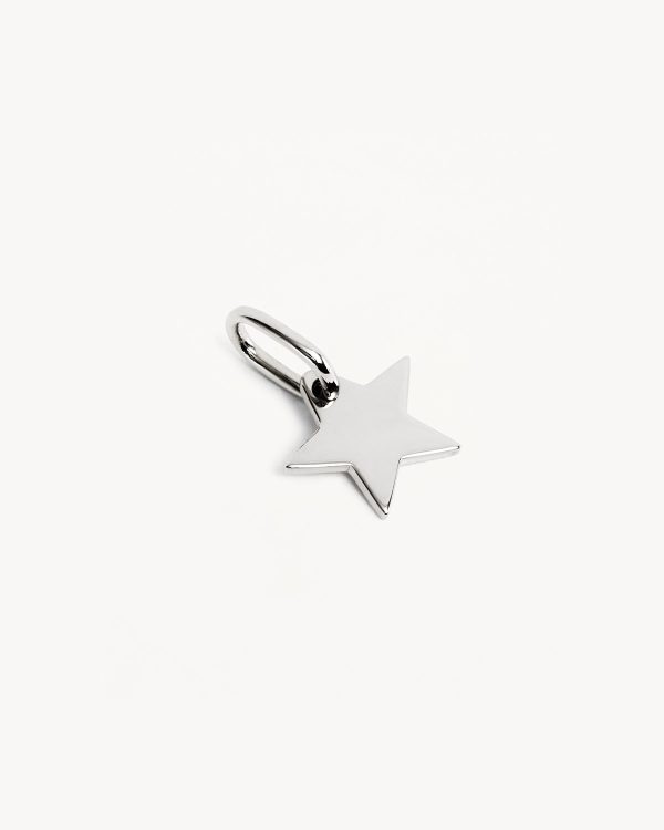 Sterling Silver Engravable Star Pendant Online Hot Sale