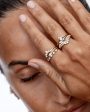 14k Solid Gold Petal of Hope Lab-Grown Diamond Ring on Sale