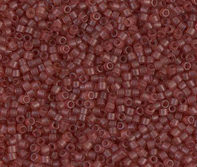 Miyuki Delica Bead 11 0 - DB0773 - Dyed Semi-Frosted Transparent Berry Online Hot Sale