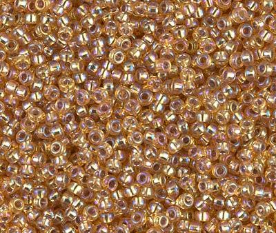 Miyuki 11 Round Seed Bead, 11-1004, Silver Lined Dark Gold AB Hot on Sale