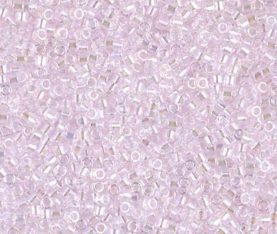 Miyuki Delica Bead 11 0 - DB0071 - Transparent Pink AB Online Hot Sale