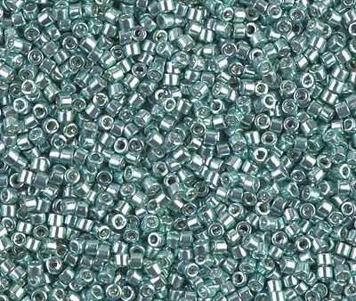 Miyuki Delica Bead 11 0 - DB0414 - Galvanized Dark Sea Foam Online now