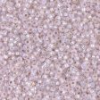 Miyuki 11 Round Seed Bead, 11-643, Dyed Pink Silver Lined Alabaster Supply