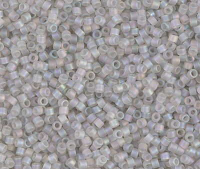 Miyuki Delica Bead 11 0 - DB1286 - Matte Transparent Gray Mist AB For Cheap