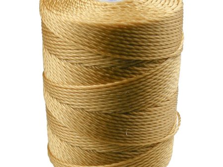 C-LON Bead Cord, Light Maize - 0.5mm, 92 Yard Spool Discount