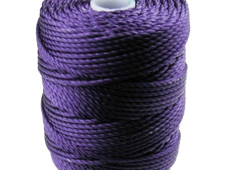 C-Lon Tex 400 Heavy Weight Bead Cord, Purple - 1.0mm, 36 Yard Spool Supply