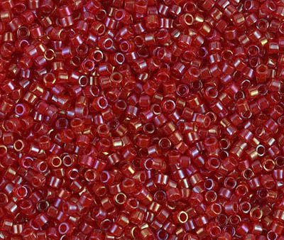 Miyuki Delica Bead 11 0 - DB0295 - Lined Red AB Online