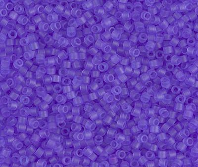 Miyuki Delica Bead 11 0 - DB0783 - Dyed Semi-Frosted Transparent Purple Cheap