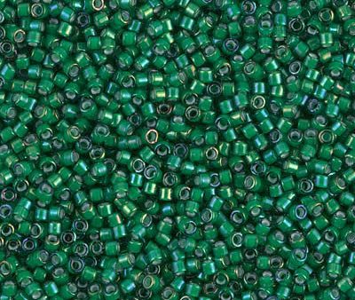 Miyuki Delica Bead 11 0 - DB1788 - White Lined Emerald AB Cheap