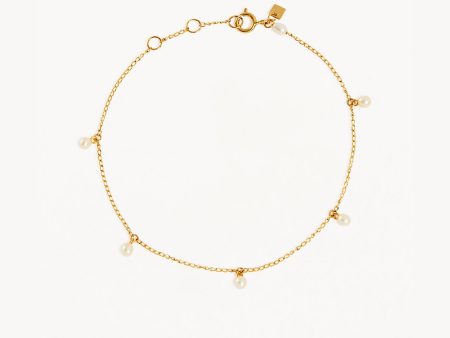 14k Solid Gold Peace Lover Bracelet For Cheap