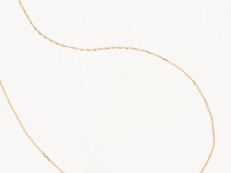 14k Solid Gold 16  Signature Chain Necklace Online Sale