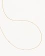 14k Solid Gold 16  Signature Chain Necklace Online Sale