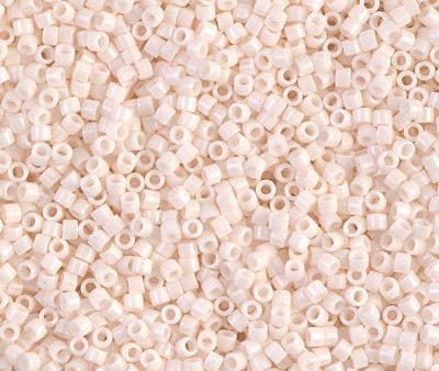 Miyuki Delica Bead 11 0, DB1490-1, Opaque Bisque White. 5 grams Hot on Sale