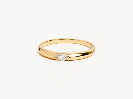 14k Solid Gold Petal of Hope Lab-Grown Diamond Ring on Sale