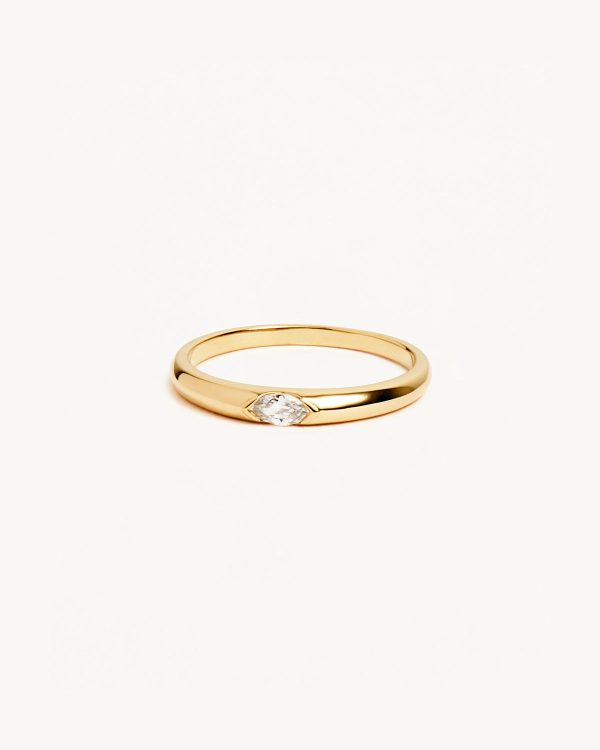 14k Solid Gold Petal of Hope Lab-Grown Diamond Ring on Sale