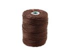 C-Lon Tex 400 Heavy Weight Bead Cord, Chocolate - 1.0mm, 36 Yard Spool Online now