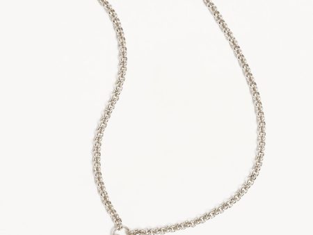 Sterling Silver Your Story Albert Clasp Necklace Online now