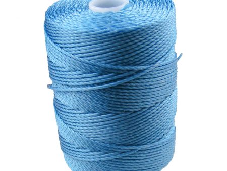 C-LON Bead Cord, Caribbean Blue - 0.5mm, 92 Yard Spool Fashion