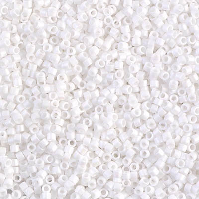 Miyuki Delica Bead 11 0 - DB0351 - Matte White Hot on Sale