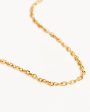 14k Solid Gold 18  Signature Chain Necklace Discount