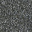 Miyuki Delica Bead 11 0 - DB0697 - Dyed Semi-Frosted Silver Lined Gray Supply