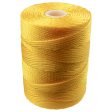 C-LON Bead Cord, Golden Yellow - 0.5mm, 92 Yard Spool Hot on Sale