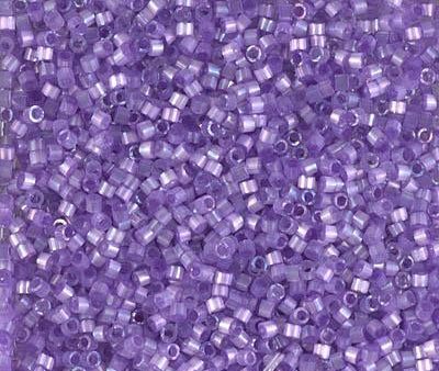 Miyuki Delica Bead 11 0 - DB1868 - Silk Inside Dyed Lilac AB Discount