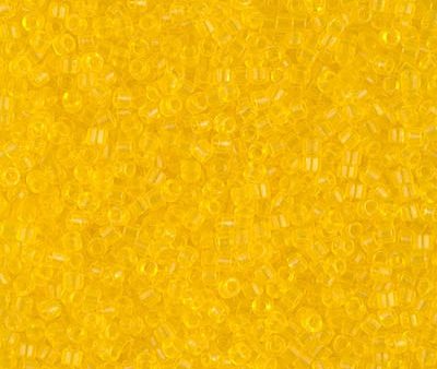 Miyuki Delica Bead 11 0 - DB1301 - Dyed Transparent Yellow Discount