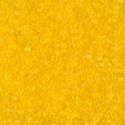 Miyuki Delica Bead 11 0 - DB1301 - Dyed Transparent Yellow Discount