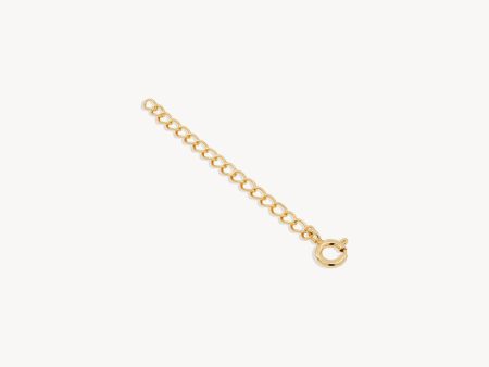 14k Solid Gold Necklace Extender Hot on Sale