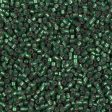 Miyuki Delica Bead 11 0 - DB0690 - Dyed Semi-Frosted Silver Lined Leaf Green Online now