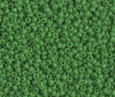 Miyuki 11 Round Seed Bead, 11-411, Opaque Green Online Sale