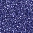 Miyuki Delica Bead 11 0 - DB0284 - Sparkling Purple Lined Aqua Luster Online now