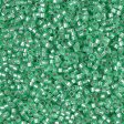 Miyuki Delica Bead 11 0 - DB0691 - Dyed Semi-Frosted Silver Lined Mint Green Online Hot Sale