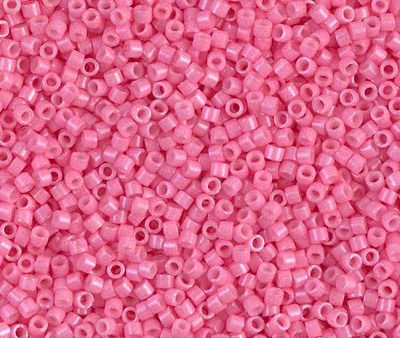 Miyuki Delica Bead 11 0 - DB1371 - Dyed Opaque Carnation Pink on Sale