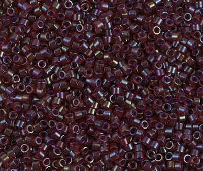 Miyuki Delica Bead 11 0 - DB0296 - Lined Ruby AB For Discount