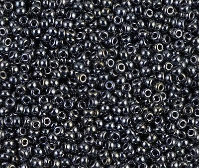 Miyuki 11 Round Seed Bead, 11-464, Light Gunmetal Online Sale