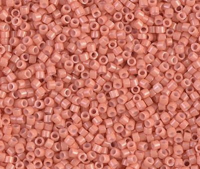 Miyuki Delica Bead 11 0 - DB1363 - Dyed Opaque Salmon Supply